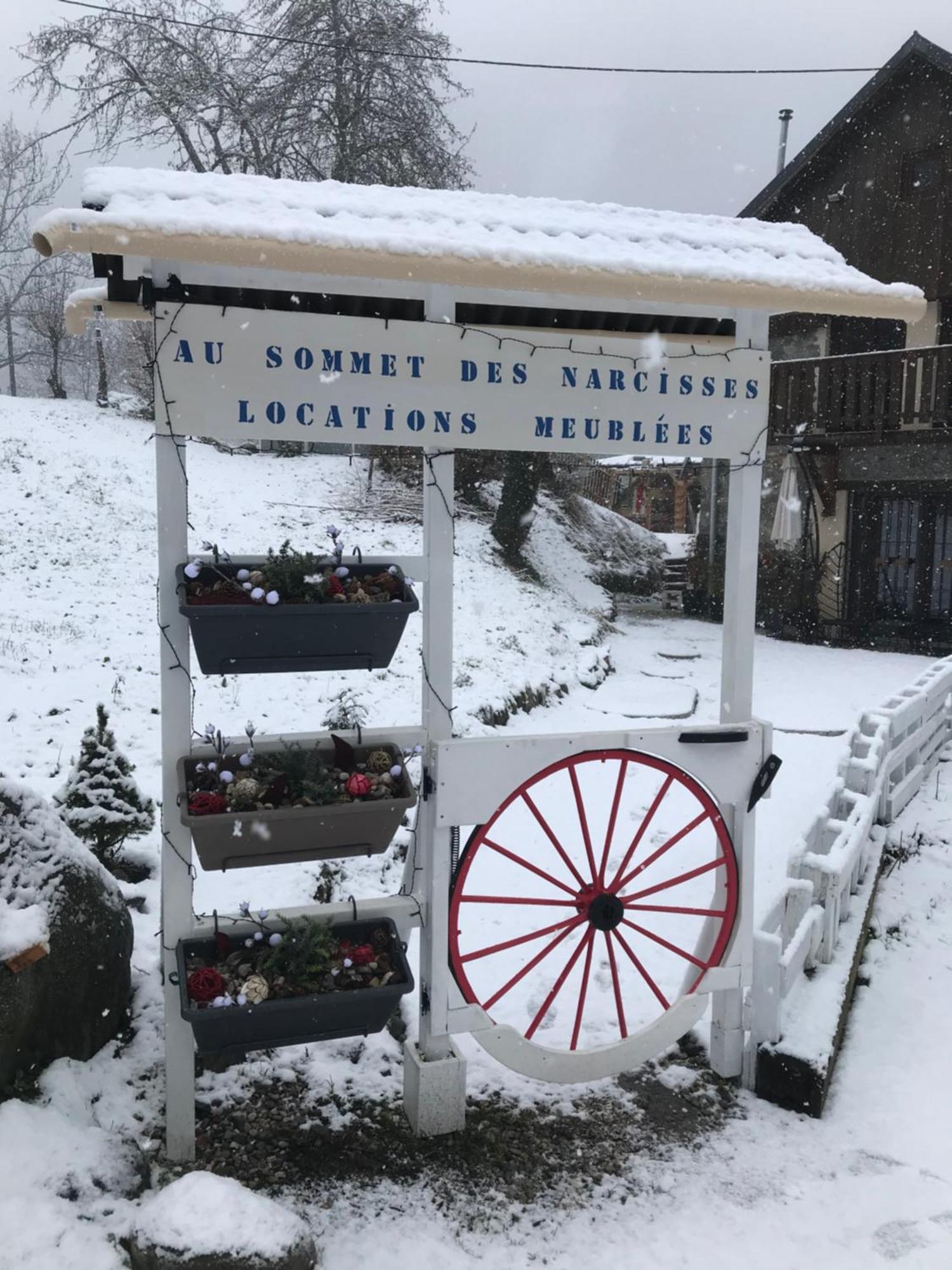 Bed and Breakfast Au Sommet Des Narcisses Albiez-Montrond Exterior foto