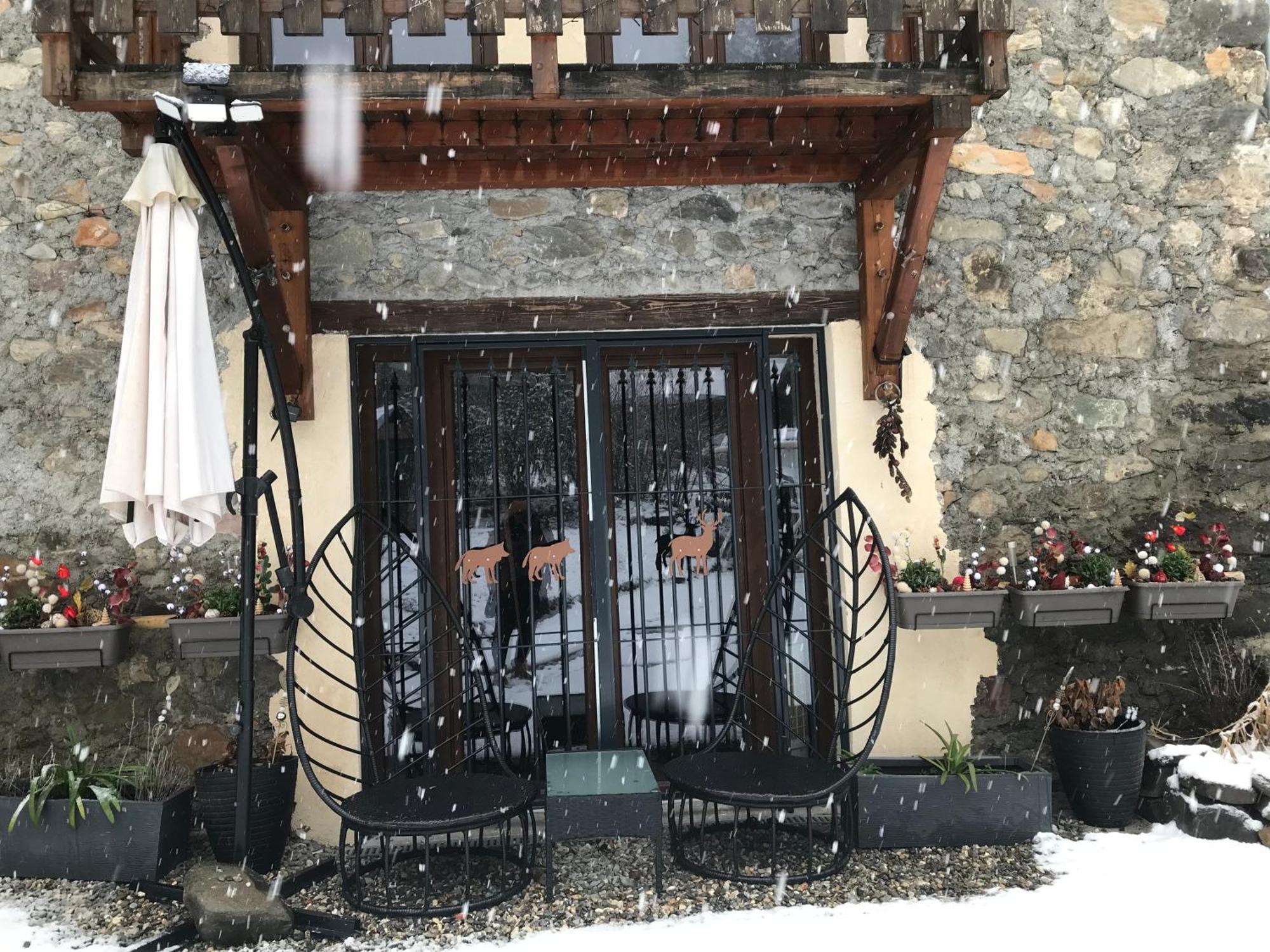 Bed and Breakfast Au Sommet Des Narcisses Albiez-Montrond Exterior foto